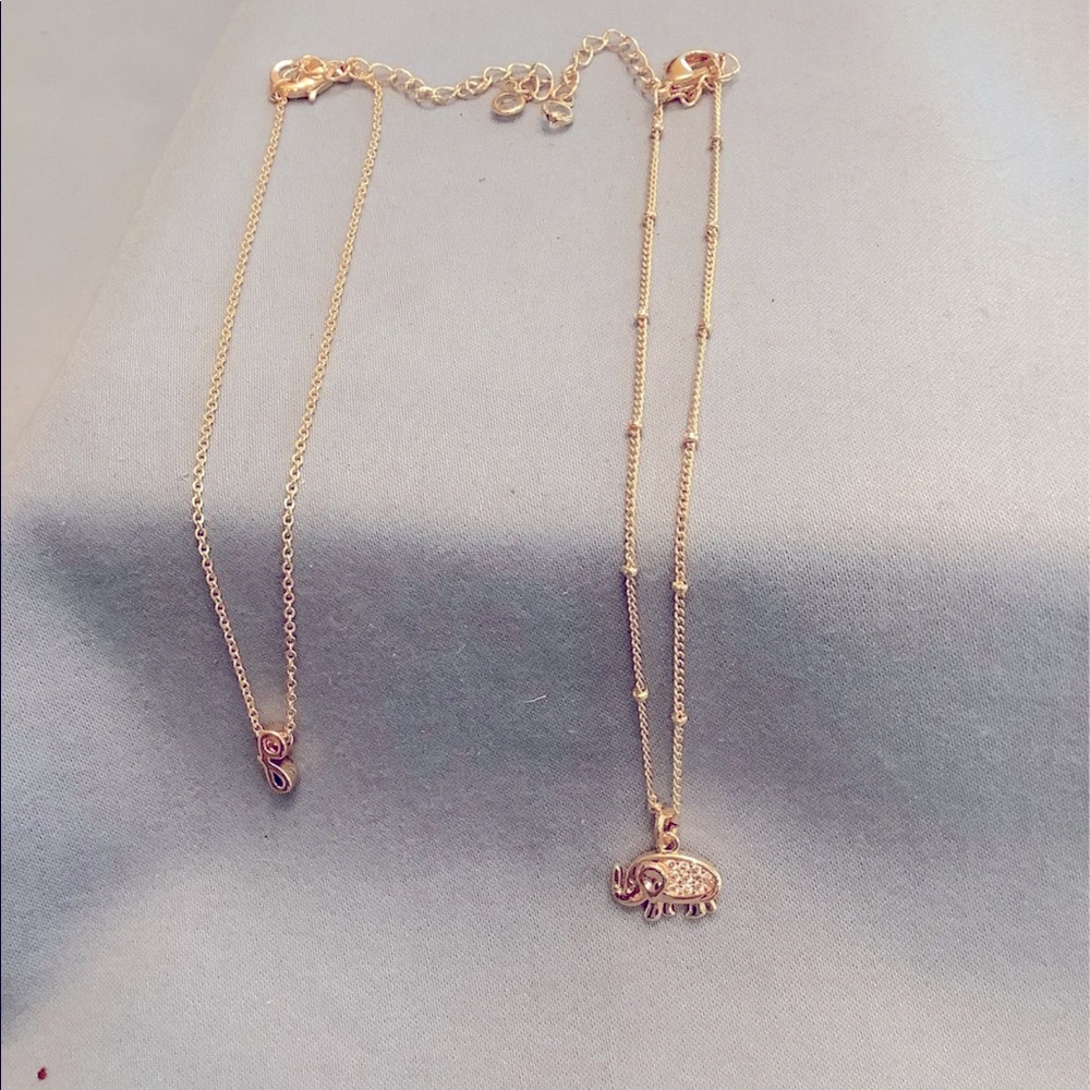 2 adjustable anklets